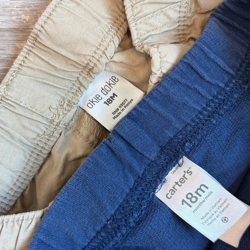 Okie Dokie/Carter's baby boys shorts